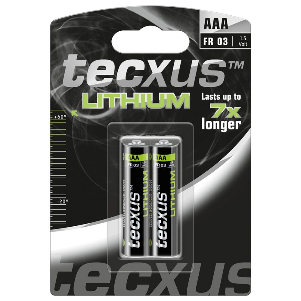 Baterii Tecxus Lithium AAA, FR03, blister de 2 buc.