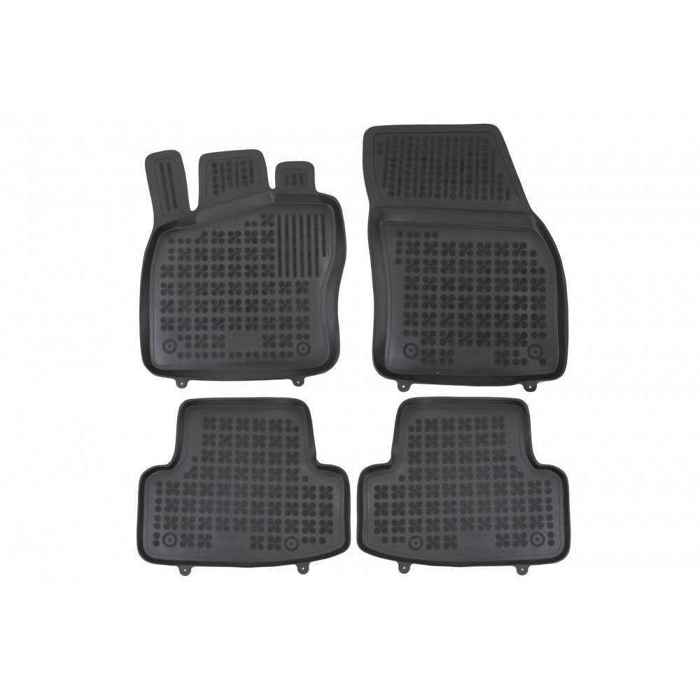 Set 4 Covorase Presuri Auto Rezaw-Plast, Negru, din Cauciuc Skoda Karoq (2017+)