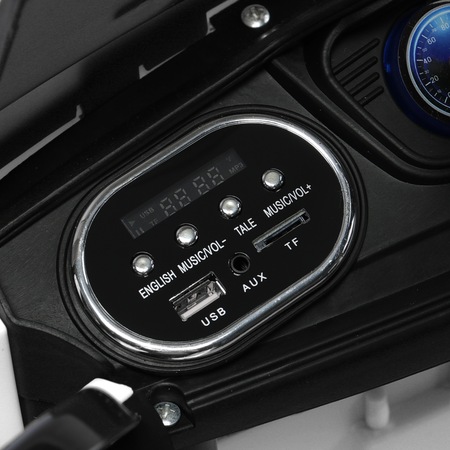 Masinuta electrica Mappy Nitro, pentru copii, Alb