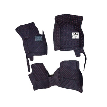 Set covorase auto LUX piele 5D, design unic, Volvo XC90 2002-2014 (cusatura rosie ) Set covorase auto LUX piele 5D, design unic, Volvo XC90 2002-2014 (cusatura rosie )