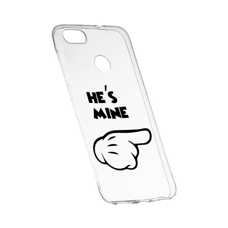 Husa Silicon, Transparent, Slim, He's Mine, 105, Huawei P Smart