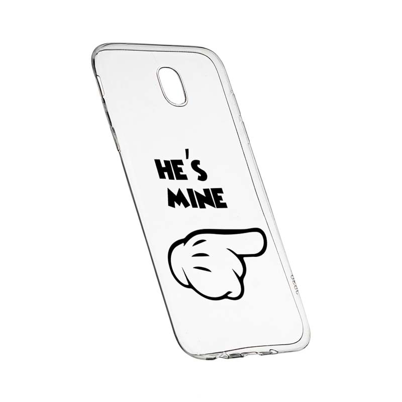 Husa Silicon, Transparent, Slim, He's Mine, 105, Xiaomi Mi4