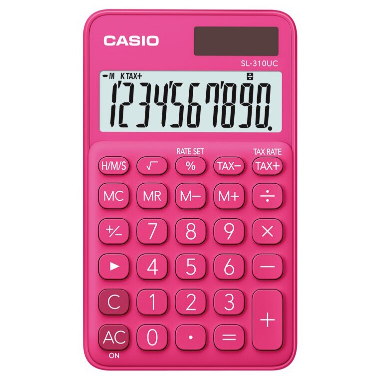 Calculator Casio birou 10 digits sl-310uc rosu