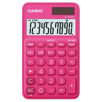 Calculator Casio birou 10 digits sl-310uc rosu Calculator Casio birou 10 digits sl-310uc rosu
