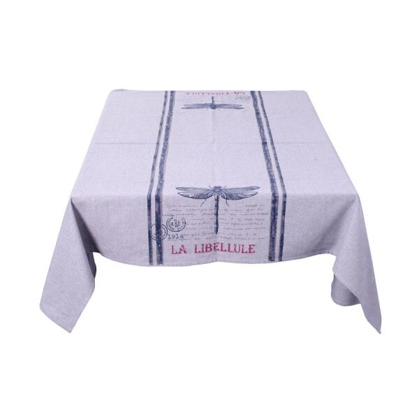 Fata de masa Dragon Fly , gri , 140 x 220 cm