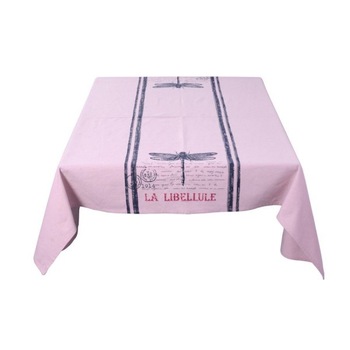 Fata de masa Dragon Fly , roz , 140 x 140 cm Fata de masa Dragon Fly , roz , 140 x 140 cm