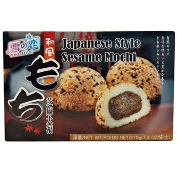 Mochi (prajitura japoneza) cu susan 210 g - Yuki & Love Mochi (prajitura japoneza) cu susan 210 g - Yuki & Love