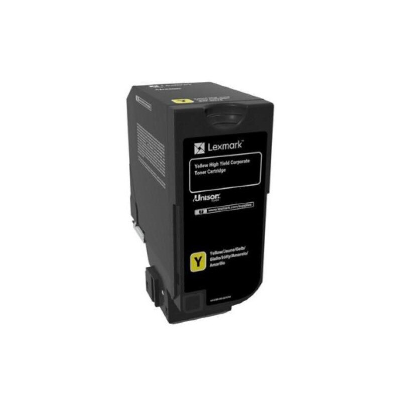 Cartus toner Lexmark 84C2HYE yellow, 16k ,compatibil cu CX725de, CX725dhe, CX725dthe