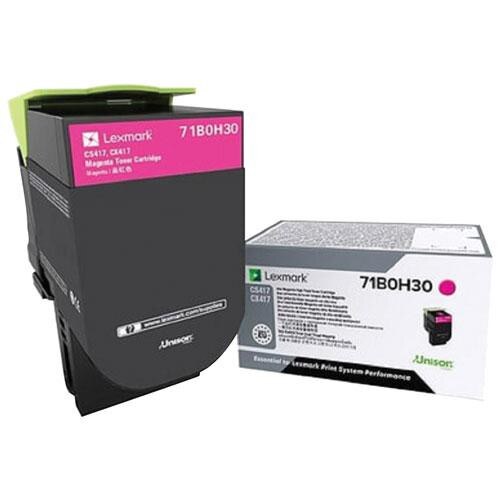 Cartus toner Lexmark 71B0H30, magenta ,3.5k, pentru CX417DE, CS417DN