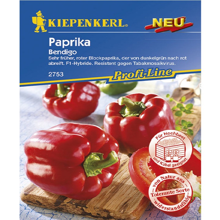 Seminte de Ardei Bendingo F1, plic de 5 seminte