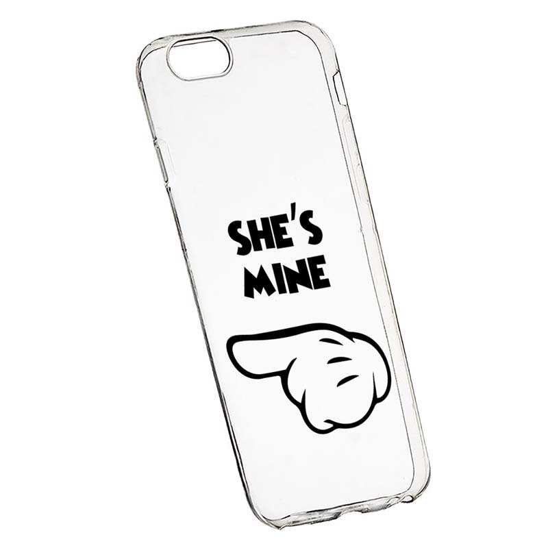 Husa Silicon, Transparent, Slim, He's Mine, 106, Xiaomi Mi A1