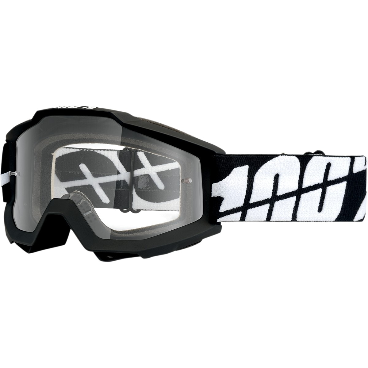 Ochelari Cross Enduro Accuri Tor Transparent, Negru