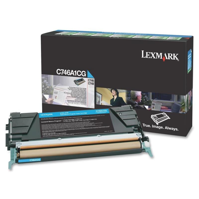 Cartus toner Lexmark C746A1CG, cyan, 7 k, C746dn , C746dtn , C746n , C748de , C748dte , C748e