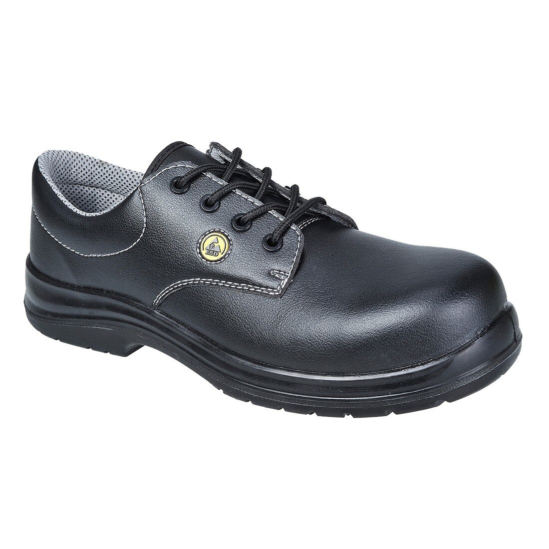 Pantofi cu Sireturi Compositelite ESD S2 - Negru - 40 / R