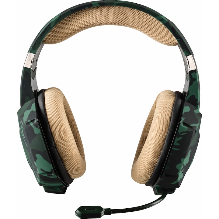 Слушалки Gaming Trust GXT322C Green Camouflage