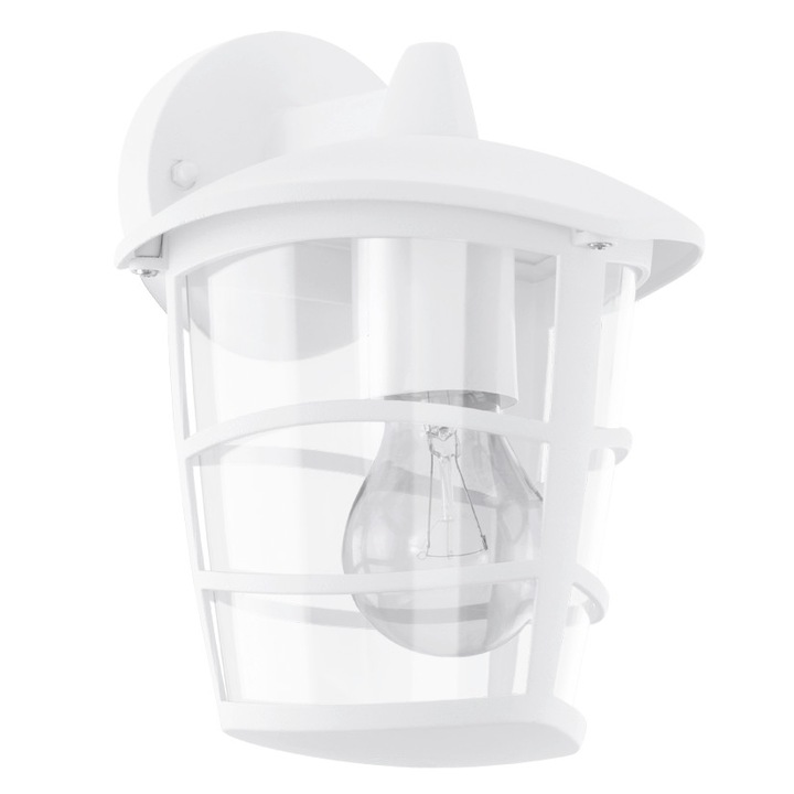 Външен аплик ALORIA, 93095, бял, 1x60W E27, IP44