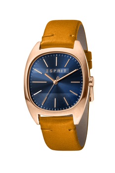 Esprit, Ceas cu o curea de piele Infinity, Maro caramel Esprit, Ceas cu o curea de piele Infinity, Maro caramel