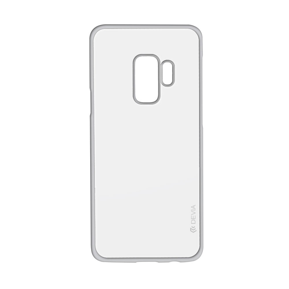 Husa silicon Devia Glitter Soft pentru Samsung Galaxy S9 Plus G965, Argintiu