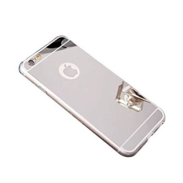 Калъф Apple iPhone 8, тип огледало MyStyle Elegance Luxury, сребрист