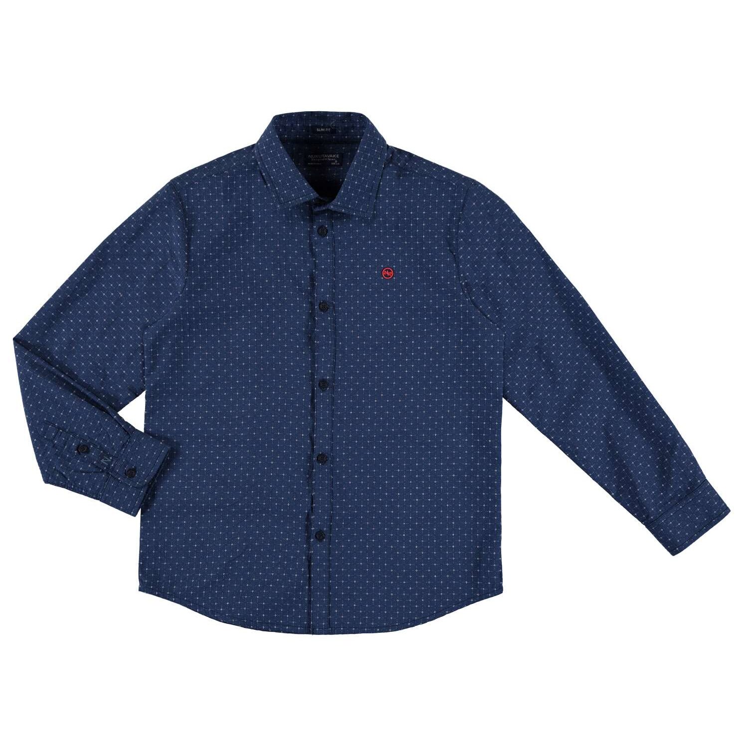 Camasa Mayoral cu maneca lunga pentru baieti, Albastru marin