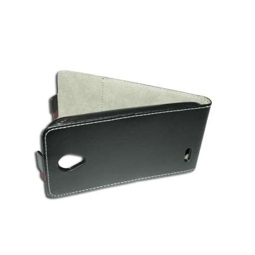 Husa Lenovo A859 din Piele Eco Pocket Slim - Culoare negru