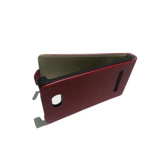 Husa HTC 8S Windows Phone din Piele Eco Culoare Rosie