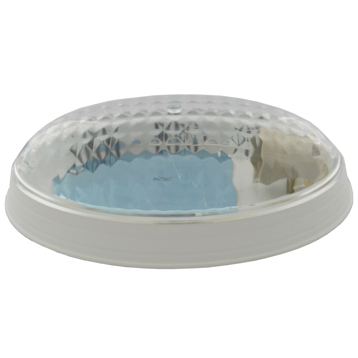 Aplica Mirsa Oval, Alb, 60W, 1XE27 Geam Transparent