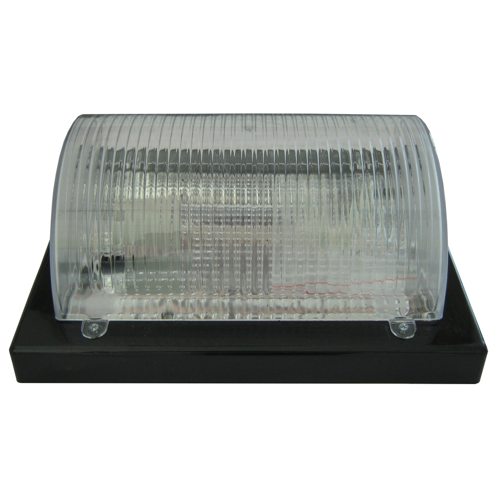 Aplica Mirsa Nemli Kare, Patrat, Negru Transparent, E27, Ip65