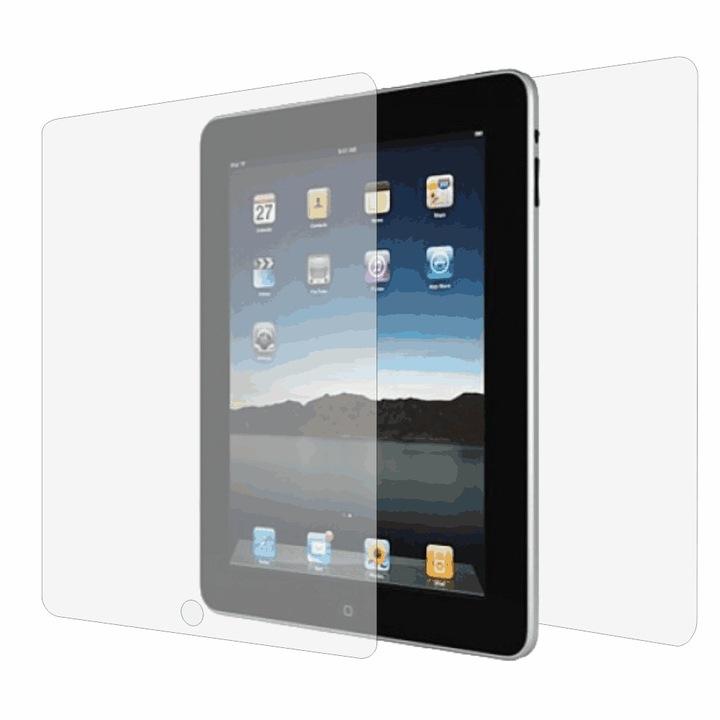 Folie de protectie Clasic Smart Protection Apple iPad Wifi fullbody,protectie completa ecran si spate+Smart Spray®,Smart Squeegee®,instructiuni instalare si microfibra incluse