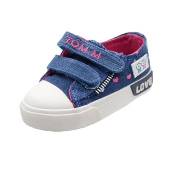 Tenisi din panza pentru fete Tom Miki C-T34-97-A, Albastru Tenisi din panza pentru fete Tom Miki C-T34-97-A, Albastru