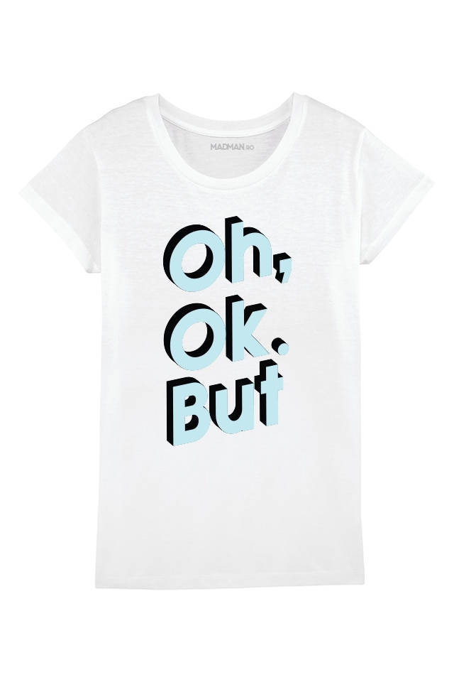 Tricou MADMAN, OK. But, alb, Alb