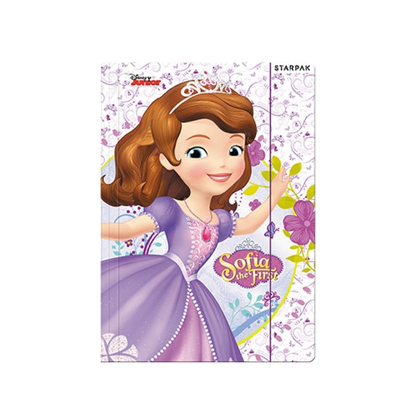 Mapa carton STARPAK cu elastic Printesa SOFIA, Robentoys