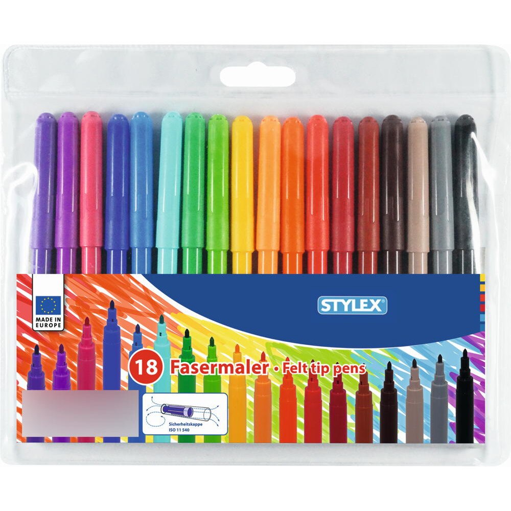 Carioci Stylex 18 culori/set