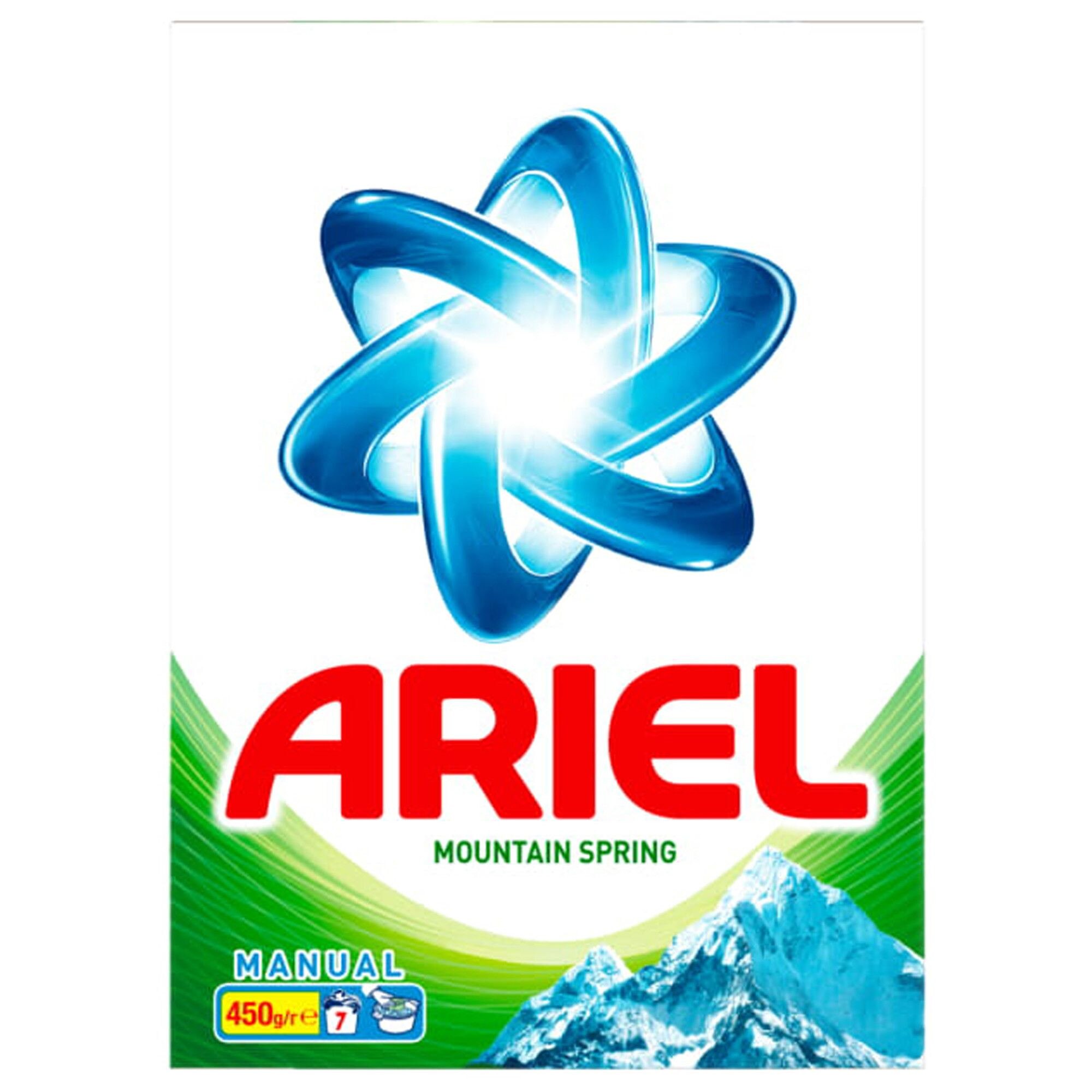 Detergent rufe manual Ariel Montain Spring ,450gr