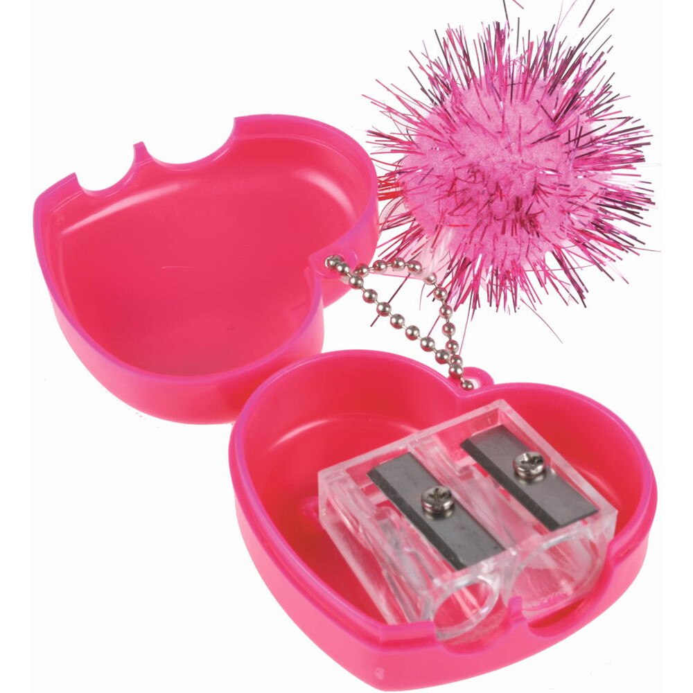 Ascutitoare dubla Stylex Trolls-roz