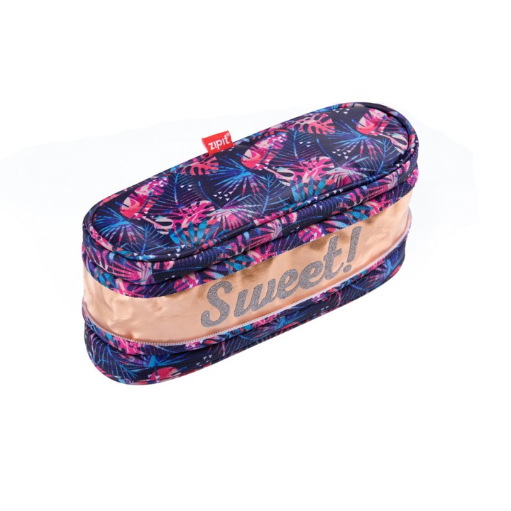 Несесер ZIPIT Sweet, 23.5x8.5x9 cm, Син/лилав