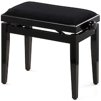 Scaun Pian ,Negru,Thomann, Catifea, Reglabil