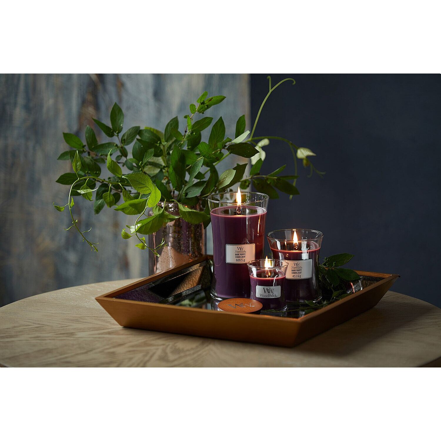 Trilogy Cozy Cabin nagy üveges illatgyertya, WoodWick® eMAG.hu