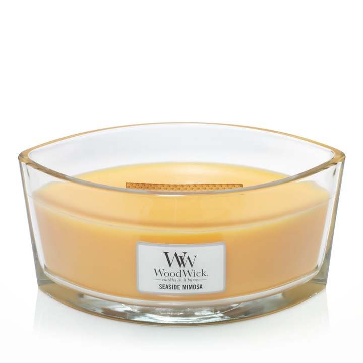 Ароматна свещ Ellipse Seaside Mimosa, WoodWick®
