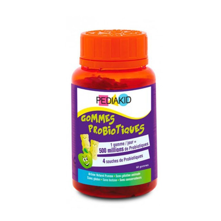 Jeleuri cu probiotic (Probiotique Gommes), PEDIAKID, 60 buc