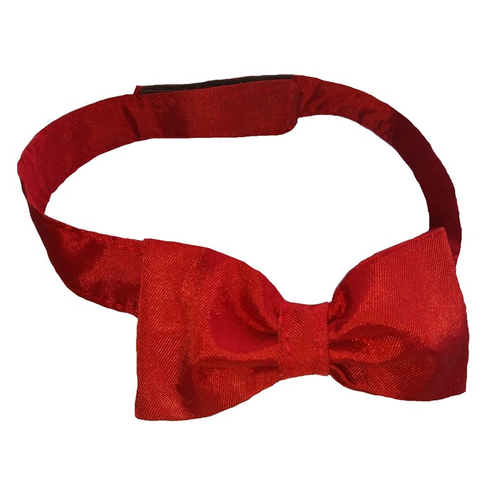 Papion simplu TOBY, Euroanimode, Rosu, XL