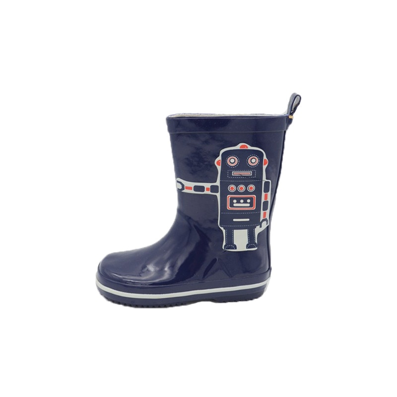 Cizme din cauciuc baieti Tom Miki B-3547, Bleumarin