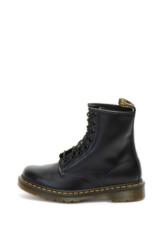 Dr. Martens, Bocanci de piele, cu aspect cauciucat 1460 Dr. Martens, Bocanci de piele, cu aspect cauciucat 1460