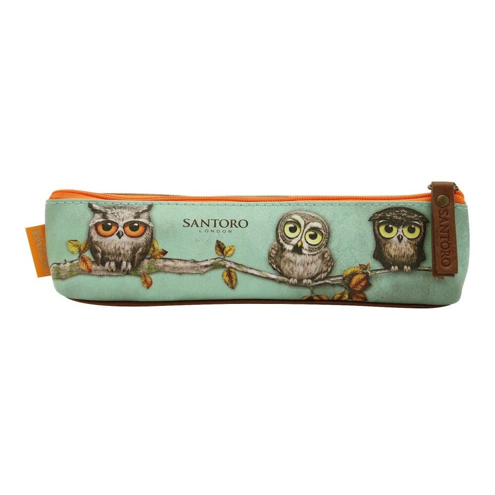 Penar tip pouch Grumpy Owl, 18x5x3 cm