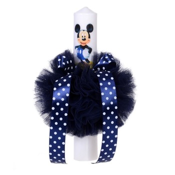 Lumanare pentru botez, 35X5 cm, bleumarin, dae1208 Lumanare pentru botez, 35X5 cm, bleumarin, dae1208