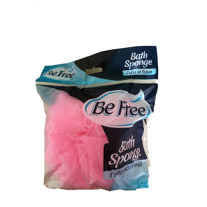 Гъба за баня мрежа Be Free, Розов
