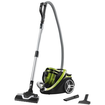 Aspirator fara sac Rowenta Silence Force Monocyclonic 4A+ RO7612EA, 550 W, Perie de aspirare Power Air, Verde/Negru Aspirator fara sac Rowenta Silence Force Monocyclonic 4A+ RO7612EA, 550 W, Perie de aspirare Power Air, Verde/Negru