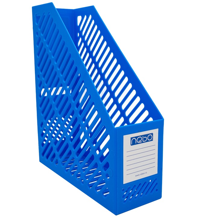 Suport NEBO pentru documete vertical 24,5 x 28,5 x 8,4 cm, Albastru, Robentoys