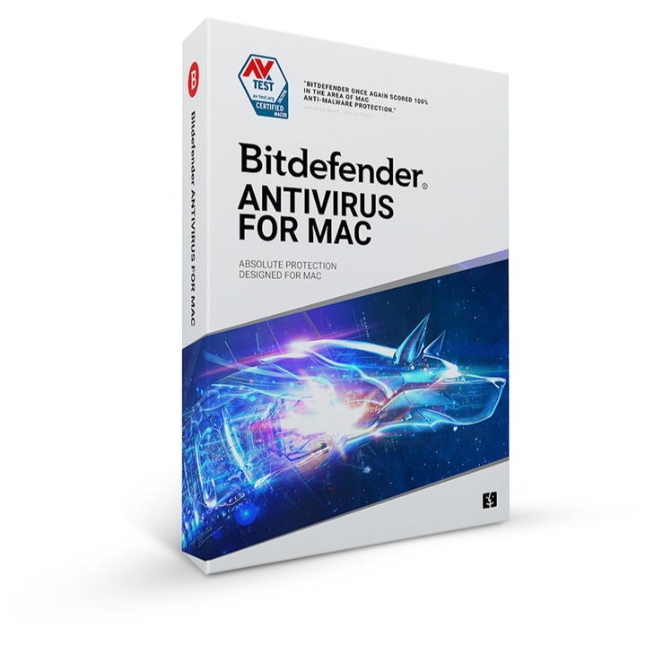 Bitdefender Antivirus for Mac 2020, 2 години, 1 устройство, Електронен лиценз
