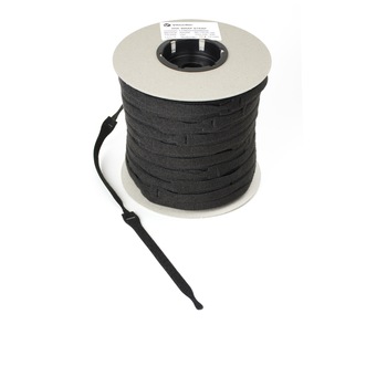 Colier Velcro pentru organizare cabluri, 20x230 mm, negru, rola 650 buc. Colier Velcro pentru organizare cabluri, 20x230 mm, negru, rola 650 buc.